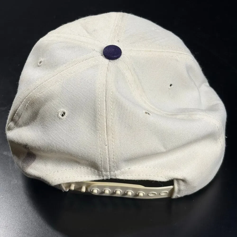 Vintage American Needle Minnesota Vikings Hat‎ Cap White NFL Football Mens 90s